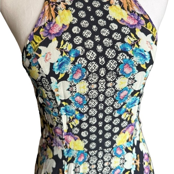 Minkpink Floral Halter Multicolored Dress Size Small - Picture 11 of 17
